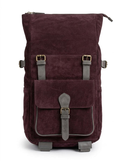 L’Authentique: Sac à Dos Premium en Cuir & Daim - Fès