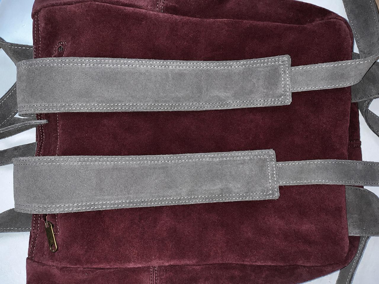 L’Authentique: Sac à Dos Premium en Cuir & Daim - Fès